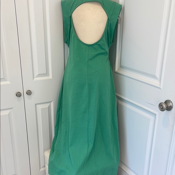 Free People Beach Maxi Green Sleeveless Dress - Picture 4 of 7